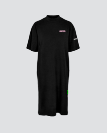 AIZZA_S1.1 Oversized T-shirt dress black.pink