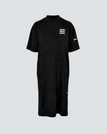AIZZA_BTF. Oversized T-shirt dress black.white