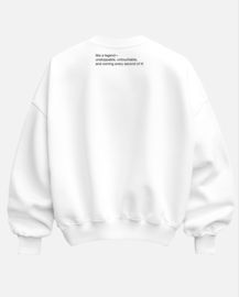 AIZZA Oversized JKI.Sweater white 2.0
