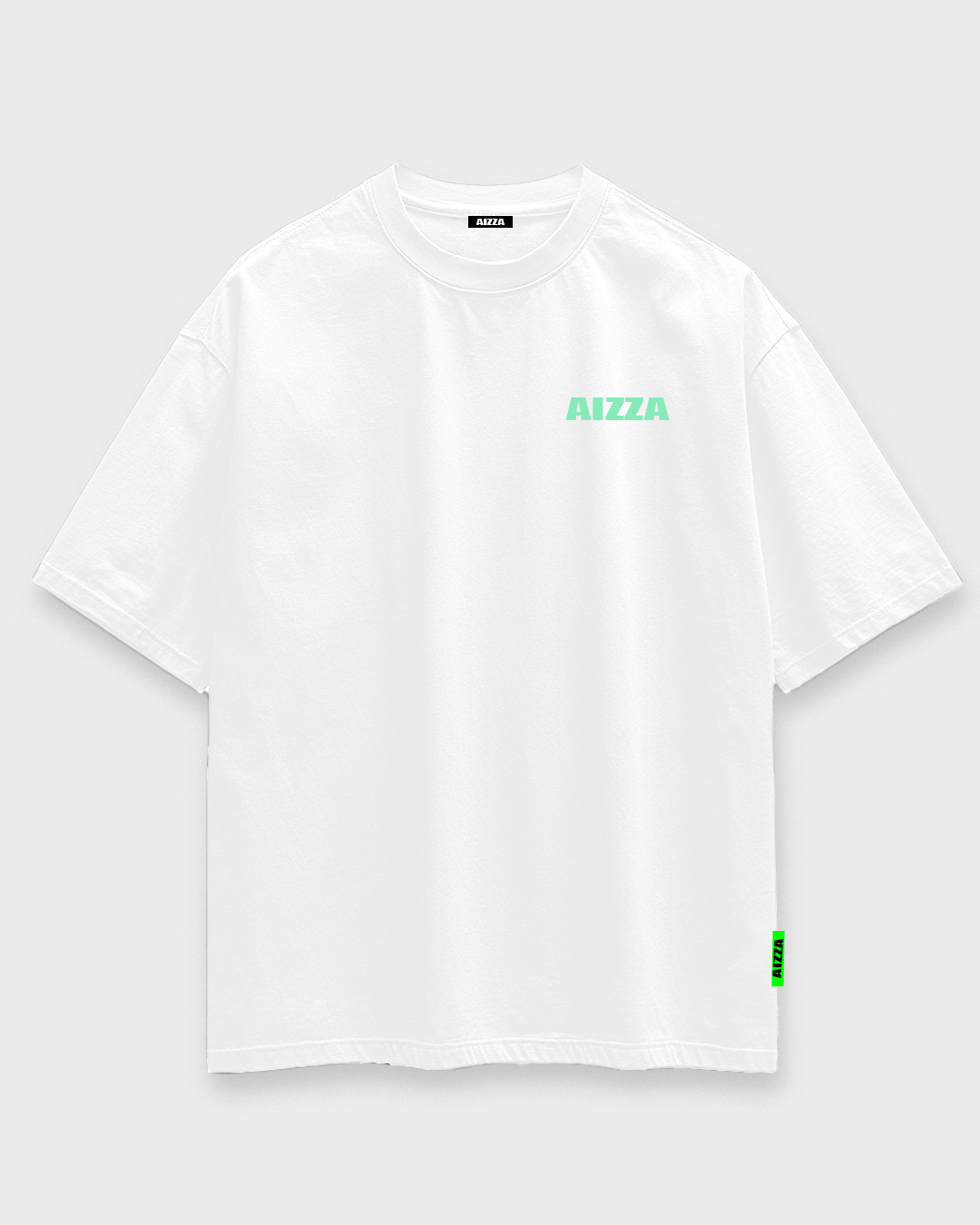 AZZIA_1.1S T-Shirt white.aqua