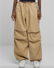 AIZZA Parachute Pants_Beige_Woman