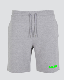 AIZZA Ultra heavy Sweatshort pants.grey.neongreen