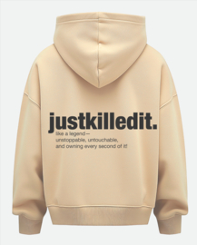 AIZZA _JKI.Hoodie onion beige