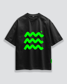 AIZZA_BTF.T-shirt black.neongreen