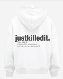 AIZZA_ JKI.Hoodie white