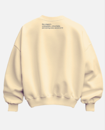 AIZZA _ JKI. Sweater onion beige 2.0