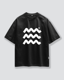 AIZZA_BTF.T-shirt black.white
