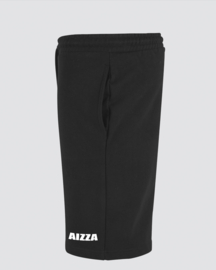 AIZZA Ultra heavy Sweatshort pants. black.white