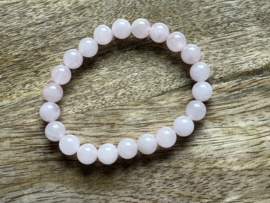 Roze Kwarts Kralenarmband 8mm