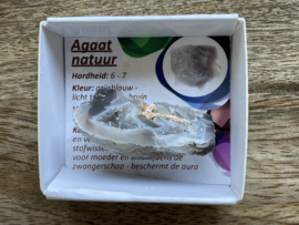 Agaat Geode in doosje