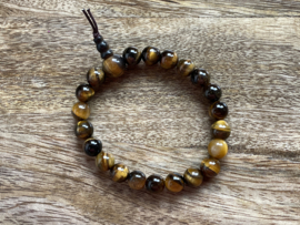 Tijgeroog powerbead armband