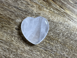 Bergkristal edelsteen hart 25mm
