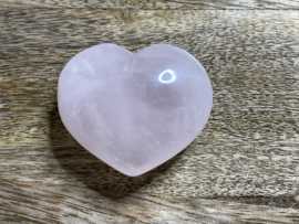 Roze Kwarts edelsteen hart 45mm