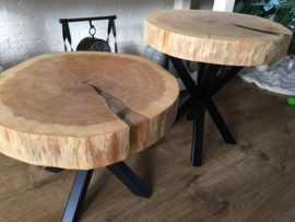 Ronde epoxy tafel