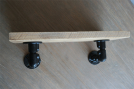Shelf  from wood with piping