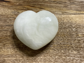 Jade Serpentijn edelsteen hart 45mm