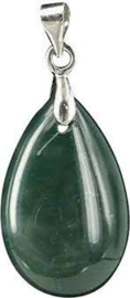 The drop of Agaat Mos - edelsteen hanger
