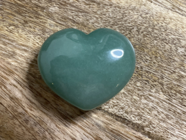 Aventurijn Groen edelsteen hart 45mm