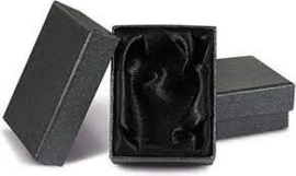 Verpakkingsdoosje zwart 3,5x5,5 cm