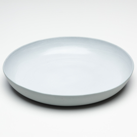 STUCCO serving platter, white