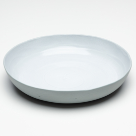 STUCCO pasta bowl, white