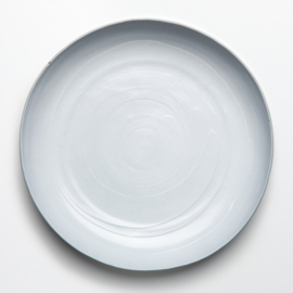 STUCCO serving platter, white