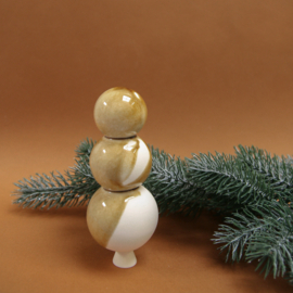 ALS GEGOTEN kerst piek, oker
