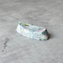 MARBLE cutlery rest #04 glazed
