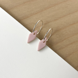 MARSHMALLOW earrings, small, pink