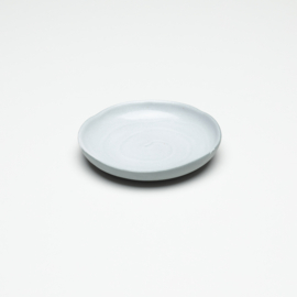 STUCCO mini saucer, white