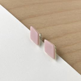 MARSHMALLOW ear studs, small, pink