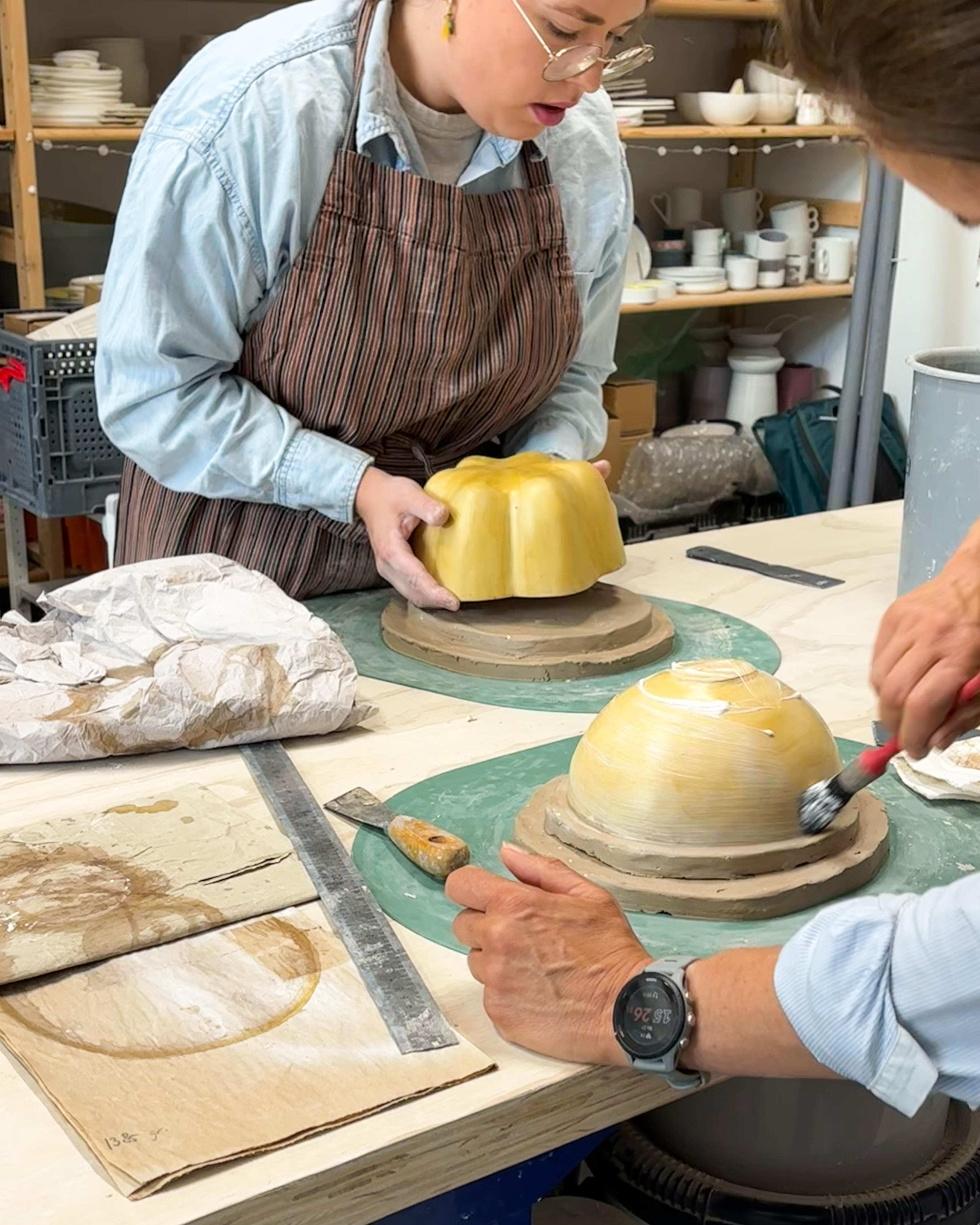 Porselein cursus - basis mal maken