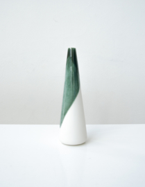 ALS GEGOTEN small vase, bronze green