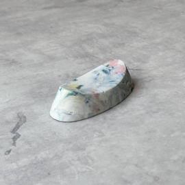 MARBLE cutlery rest #04 glazed