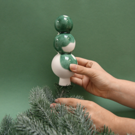 ALS GEGOTEN kerst piek, groen