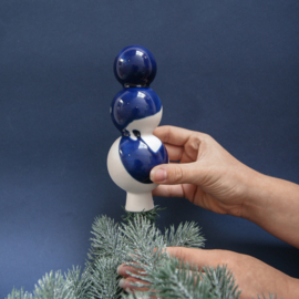 ALS GEGOTEN kerst piek, blauw