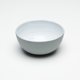 STUCCO dessert bowl, white