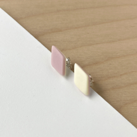 MARSHMALLOW ear studs, small, mix