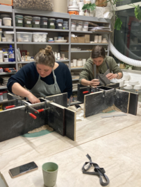 Porselein cursus - meerdelige mal maken