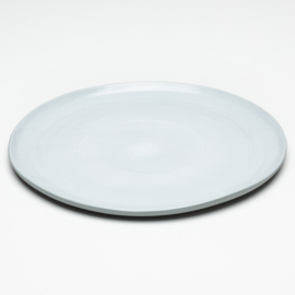 STUCCO dinner plate, white