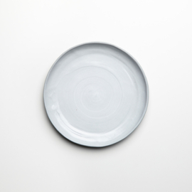 STUCCO pastry plate, white