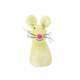 Eierwarmer muis geel - Sjaal met verhaal