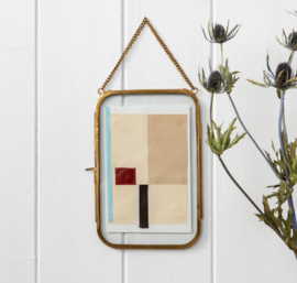 Hangend messing (foto)lijstje 13 x 20 cm - Rex London