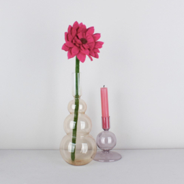 Gerbera van vilt Fuchsia - Sjaal met Verhaal