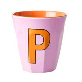 Melamine alfabet beker Letter P | Rice