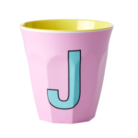 Melamine alfabet beker Letter J | Rice