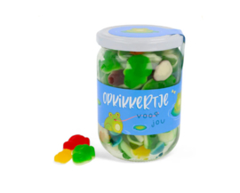 Snoeppot Opkikkertje voor jou - Veel Liefs