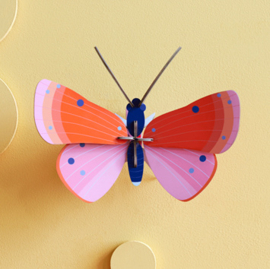 Speckled Copper Butterfly - 3D wanddecoratie | Studio Roof