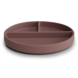 Siliconen bord Cloudy Mauve | Mushie