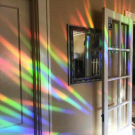 Raamsticker regenboog maker Regenboog